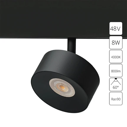A4771SP-1BK СВЕТИЛЬНИК ПОТОЛОЧНЫЙ LINEA 48В 8Вт 4000К 90+